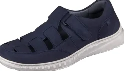 Waldläufer Sportliche Slipper blau-Herren Slipper
