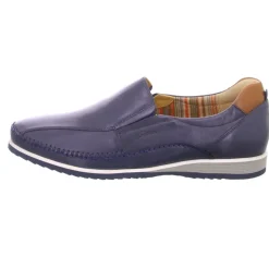 Sioux Sportliche Slipper blau-Herren Slipper
