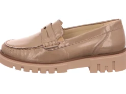 Waldläufer Sportliche Slipper braun bequemer Loafer-Damen Slipper