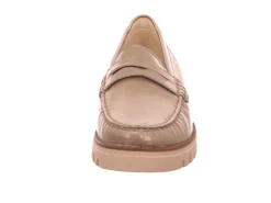 Waldläufer Sportliche Slipper braun bequemer Loafer-Damen Slipper