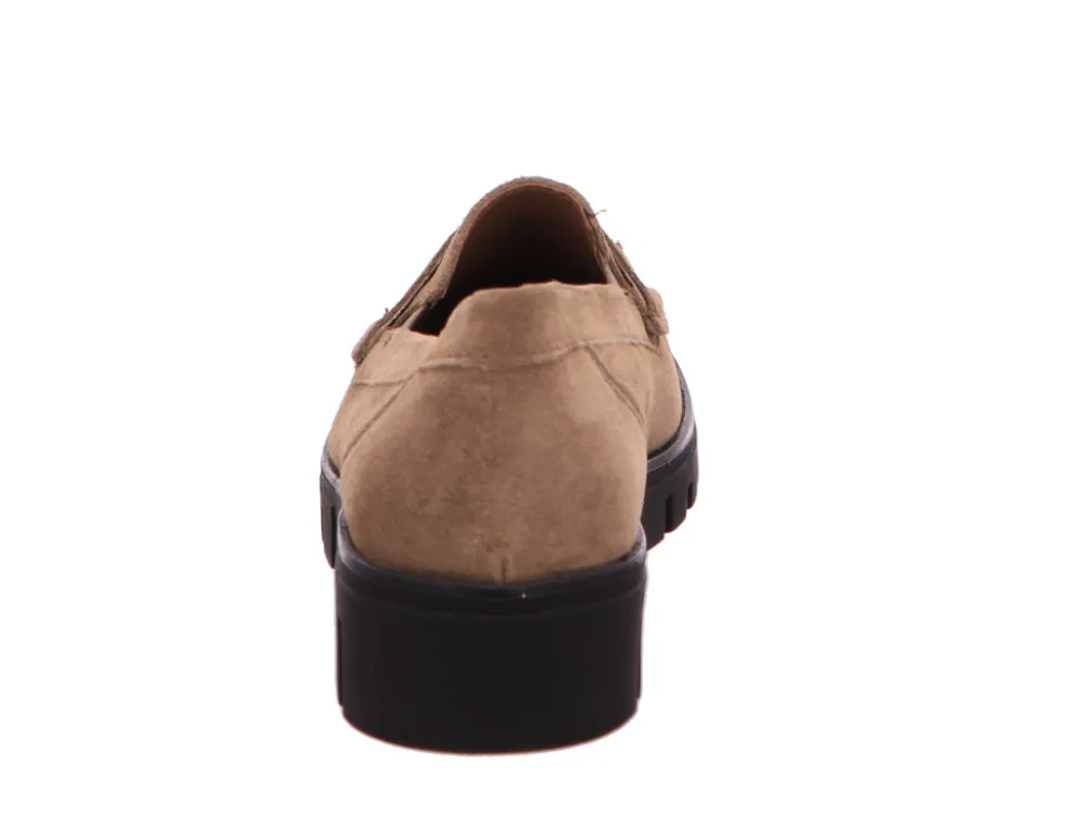 Waldläufer Sportliche Slipper grau 723502-Damen Slipper