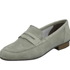 Rieker Sportliche Slipper grün-Damen Slipper