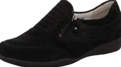Waldläufer Sportliche Slipper schwarz-Damen Slipper