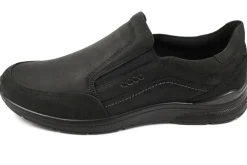 Ecco Sportliche Slipper schwarz IRVING-Herren Slipper