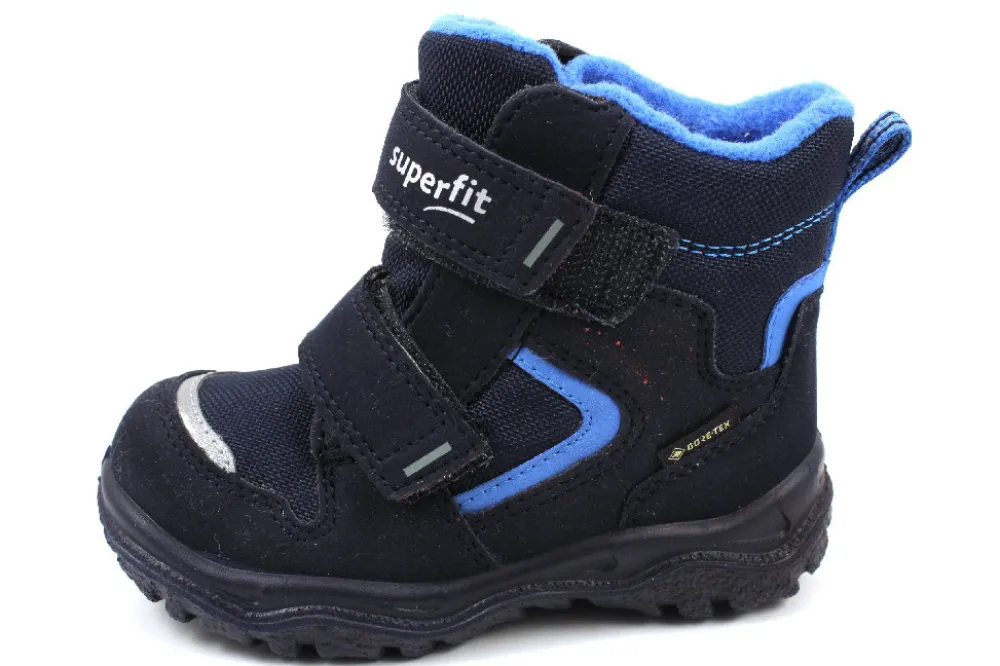 Superfit Stiefel Jungen blau-Kinder Stiefel & Stiefeletten