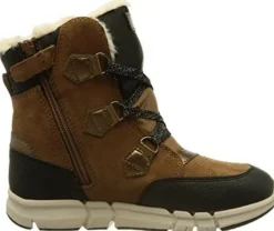 Geox Stiefel Mädchen braun-Kinder Stiefel & Stiefeletten