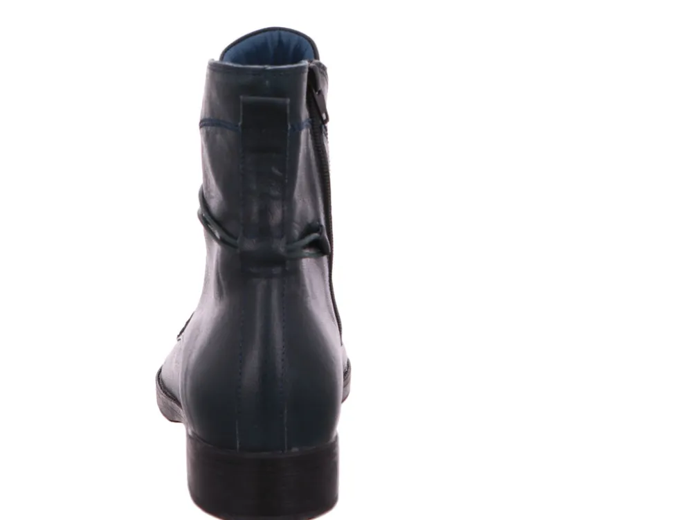 Think Stiefeletten blau Denk-Damen Stiefel & Stiefeletten