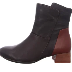 Think Stiefeletten braun Delicia ESPRESSO/KOMBI-Damen Stiefel & Stiefeletten
