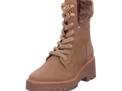 Regarde le Ciel Stiefeletten braun Schnürstiefel Absatz Boot Damen Braun Ma-Damen Stiefel & Stiefeletten
