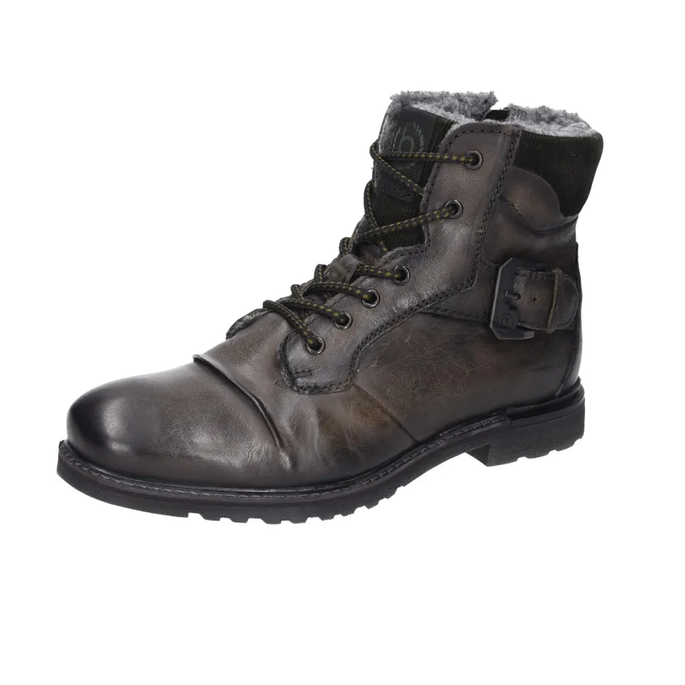 Bugatti Stiefeletten grün Vittore-Herren Stiefel & Stiefeletten