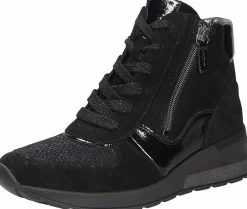 Waldläufer Stiefeletten schwarz H- clalra-Damen Sneaker & Schnürer