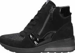 Waldläufer Stiefeletten schwarz H- clalra-Damen Sneaker & Schnürer