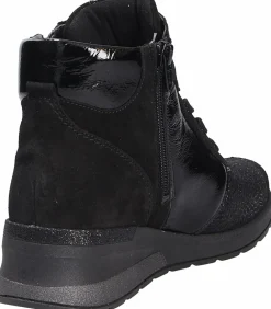 Waldläufer Stiefeletten schwarz H- clalra-Damen Sneaker & Schnürer