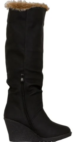 LOVENESS Stiefeletten schwarz Winterstiefel von-Damen Stiefel & Stiefeletten