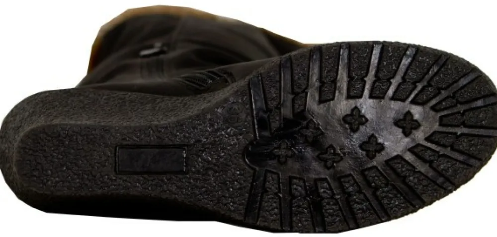 LOVENESS Stiefeletten schwarz Winterstiefel von-Damen Stiefel & Stiefeletten