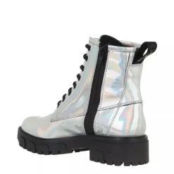 HUGO Stiefeletten silber Axel Bootie-HL 10240648 01-Damen Stiefel & Stiefeletten