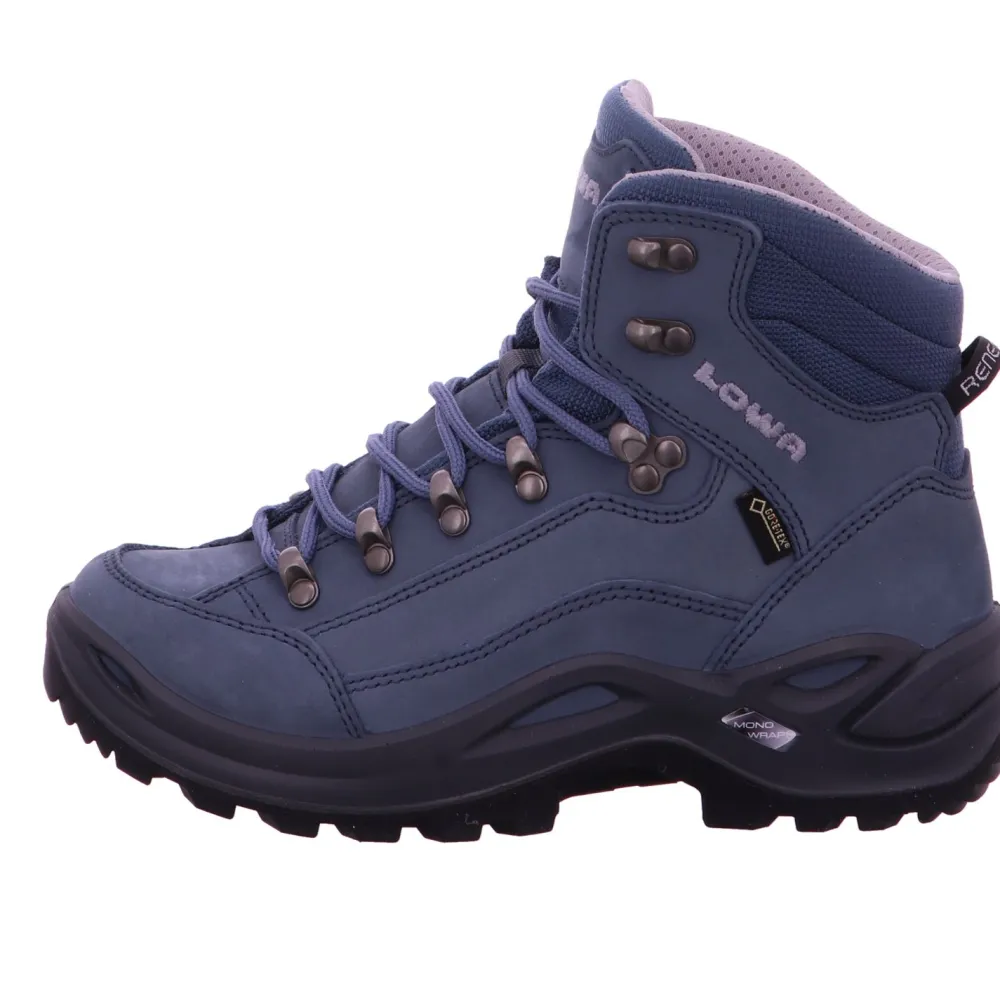 LOWA Wanderschuhe blau Reneg. GTX Mid Ws graublau-Damen Wandern & Trekking