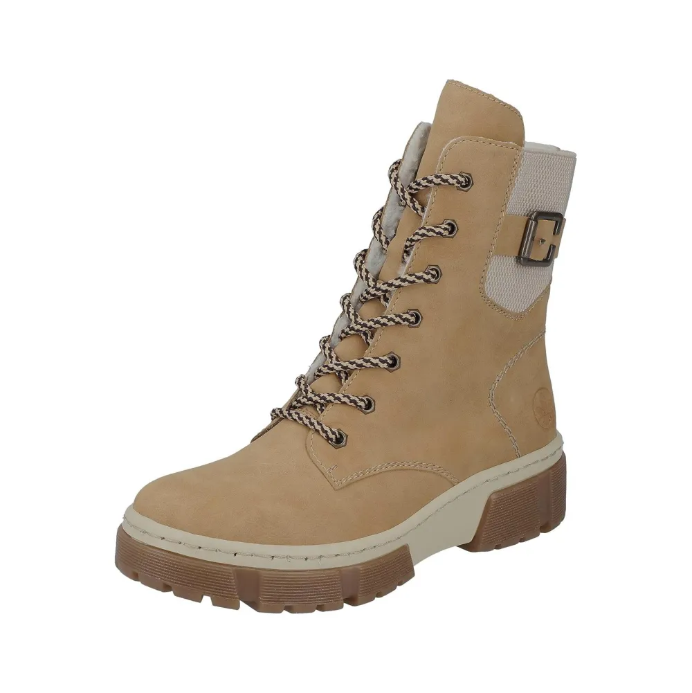 Rieker Winterstiefel beige-Damen Stiefel & Stiefeletten