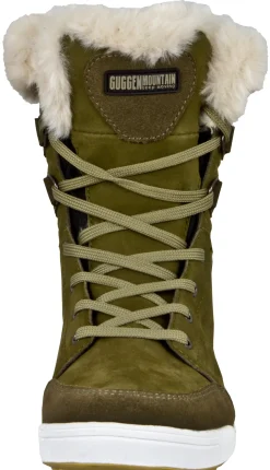 GUGGEN Mountain Winterstiefel olive-Damen Stiefel & Stiefeletten