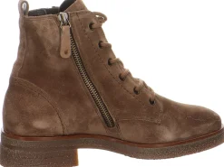 Paul Green Winterstiefel taupe 0074-8037-004/Schnürstiefelett-Damen Stiefel & Stiefeletten