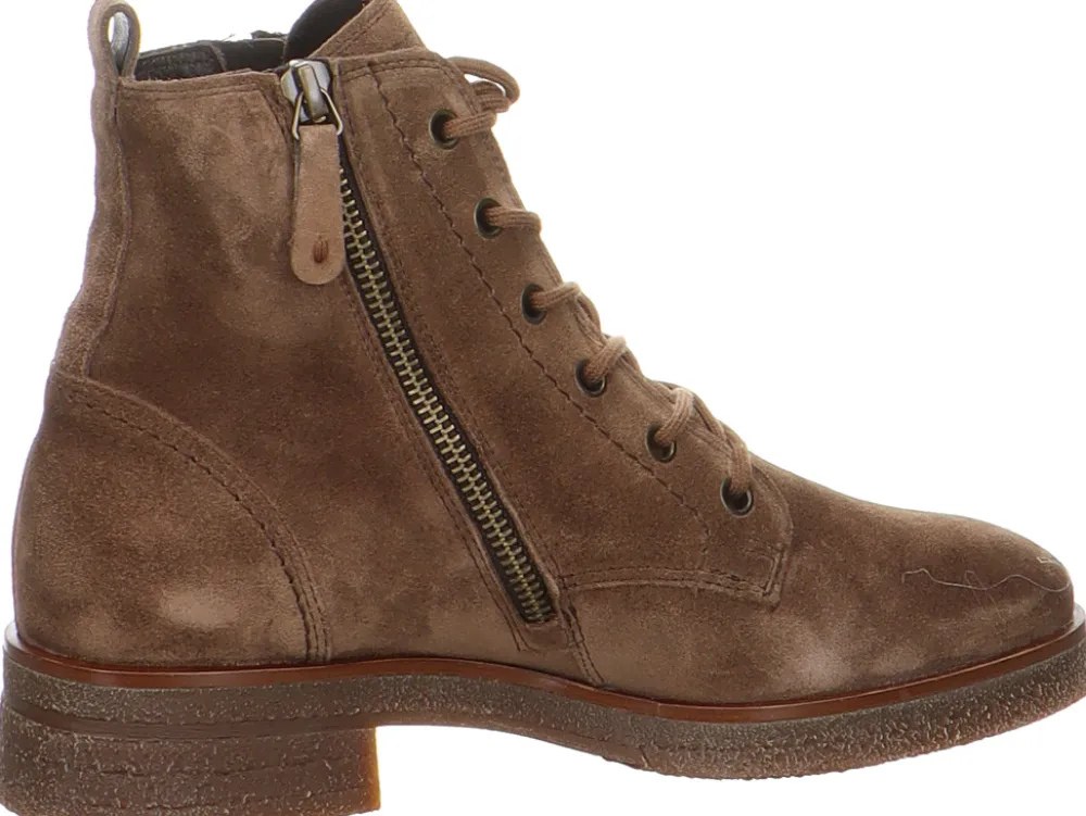 Paul Green Winterstiefel taupe 0074-8037-004/Schnürstiefelett-Damen Stiefel & Stiefeletten