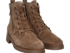 Paul Green Winterstiefel taupe 0074-8037-004/Schnürstiefelett-Damen Stiefel & Stiefeletten